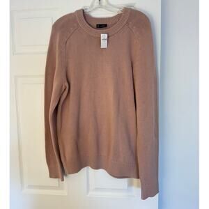 GAP Mens 100% Cotton Pink Raglan Crewneck Sweater Size M NWT